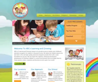 ABCOflearning.com(ABC’s) Screenshot