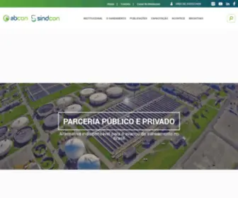 ABCOnsindcon.com.br(Abcon & Sindcon) Screenshot