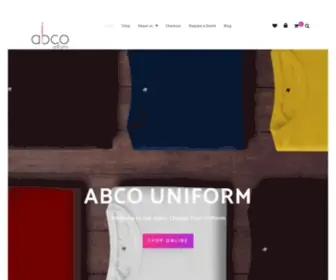 ABCOuniform.com(Custom Uniform Supplier in Dubai) Screenshot