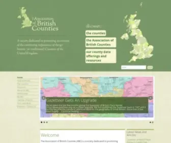 ABCOunties.com(Association of British Counties) Screenshot