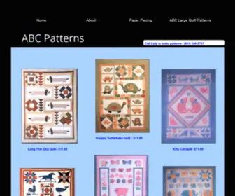 ABCPatterns.com(Quilt patterns) Screenshot