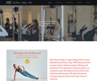 ABCPilates.com(ABC Pilates) Screenshot