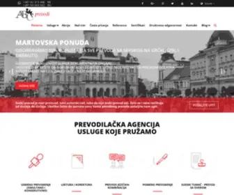 ABCPrevodi.co.rs(Prevodilačka agenicija nudi usluge) Screenshot