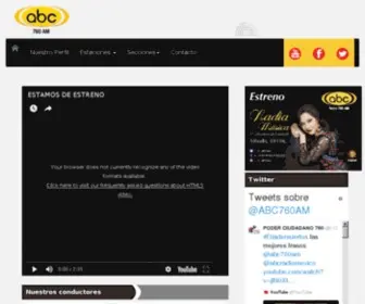 ABCRadio.com.mx(ABC Radio) Screenshot