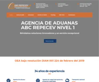 ABCRepecev.com(Agencia de Aduanas) Screenshot