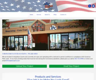 ABCRepro.com(Denver Print Company) Screenshot