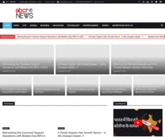 ABCRnews.com(Online News Platform) Screenshot