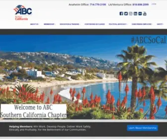 ABCSocal.org(Associated Builders and Contractors) Screenshot