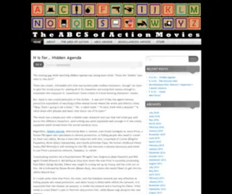 ABCSofaction.com(A Through Z For the Action Movie) Screenshot