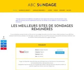 ABCSondage.fr(Sondage Rémunéré) Screenshot