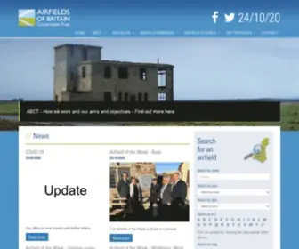 ABCT.org.uk(Airfields of Britain Conservation Trust) Screenshot