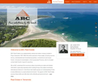 ABCTamarindo.com(Tamarindo Real Estate Guanacaste) Screenshot