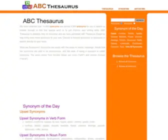 ABCThesaurus.com(ABC Thesaurus) Screenshot