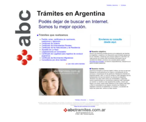 ABCTramites.com.ar(Partidas de Nacimiento en Argentina) Screenshot