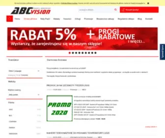ABCV.pl(Sklep internetowy firmy ABC VISION) Screenshot