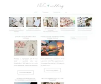 ABCWedding.it(ABC Wedding Wedding Blog) Screenshot