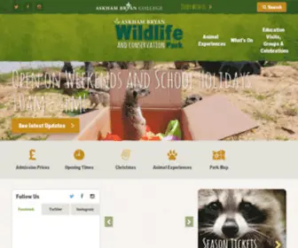 ABCWildlifepark.co.uk(Askham Bryan Wildlife and Conservation Park) Screenshot
