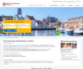 ABCWismar.de(Ferienwohnungen & Ferienhäuser in Wismar buchen) Screenshot