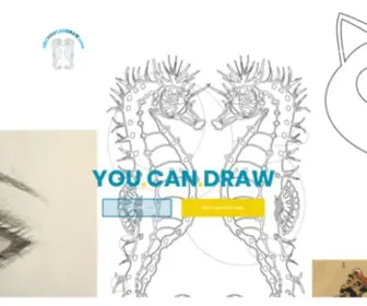 ABCYoucandraw.com(E-COURSE for how to draw with pencil pen ink beyond the stickman to lifelike figures faces and fun stuff) Screenshot