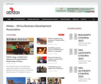 Abdas.org(Africa Business Development Association) Screenshot