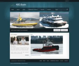 Abdboats.com(ABD Aluminium Yachts) Screenshot