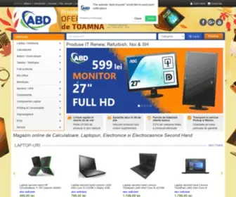 Abdcomputer.ro(Laptopuri second hand) Screenshot