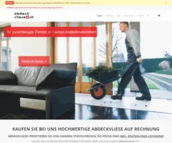 Abdeckvliese.ch(Abdeckvliese günstig kaufen) Screenshot