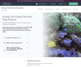 Abdowfriendshippediatrics.com(Abdow Friendship Pediatrics) Screenshot