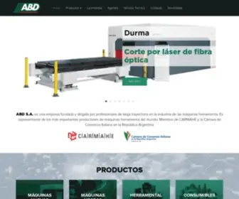 Abdsa.com.ar(Máquinas herramienta) Screenshot