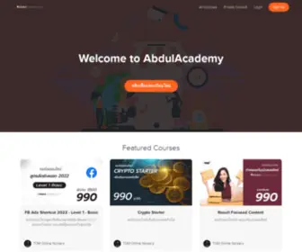 Abdulacademy.com(Homepage) Screenshot