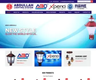 Abdullahlighting.in(Abdullah Lighting System ® ISOCertified Company Deals in) Screenshot