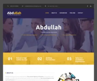 Abdullahrecruitmentgroup.com(Abdullah Recruitment Group) Screenshot