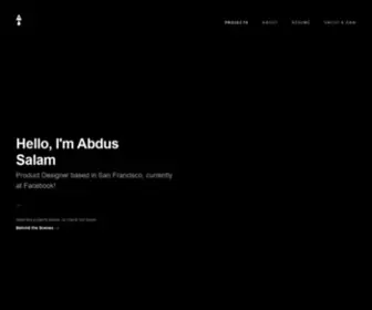 Abdussalam.pk(Product Designer) Screenshot