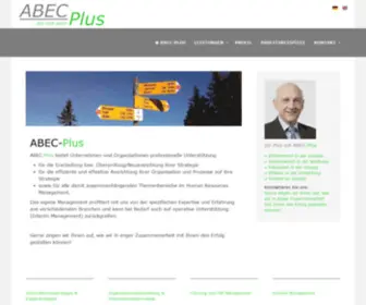 Abec-Plus.ch(ABEC-Plus Management GmbH) Screenshot