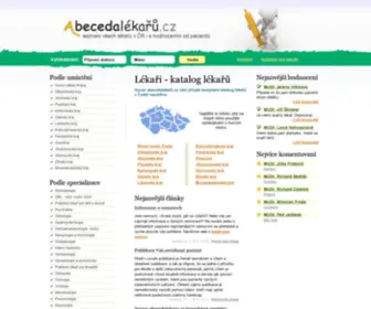 Abecedalekaru.cz(Abeceda lékařů) Screenshot