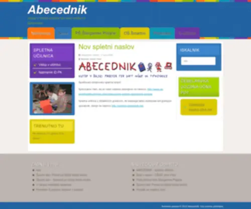 Abecednik.net(Kombinirani pouk) Screenshot