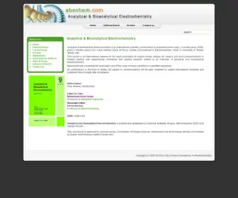 Abechem.com(Analytical and Bioanalytical Electrochemistry (ABEC)) Screenshot