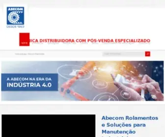 Abecom.com.br(Maior distribuidora de rolamentos SKF. Tudo p/ manutenção de sua empresa em um só lugar) Screenshot