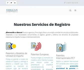 Abecsa.com(PATENTES Y MARCAS) Screenshot