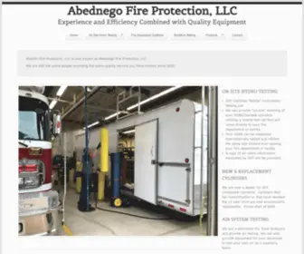 Abednegofire.com(Abednego Fire Protection) Screenshot