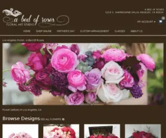 Abedofrosesla.com(Los Angeles Florist) Screenshot