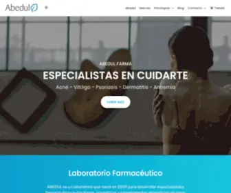 Abedulfarma.com(Laboratorio Farmacéutico) Screenshot