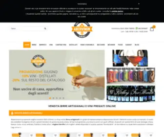 Abeervinum.it(Shop birre online artigianali) Screenshot