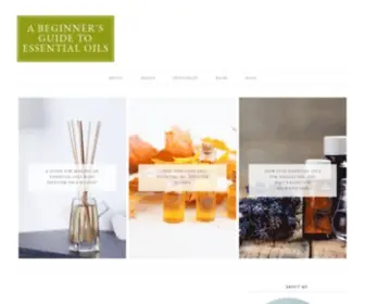 Abeginnersguidetoessentialoils.com(A Beginner's Guide to Essential Oils) Screenshot