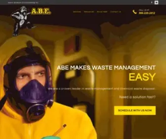 Abehazardouswaste.com(Arens Brothers Environmental) Screenshot