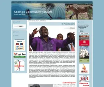 Abeingo.com(Abeingo Community Network) Screenshot
