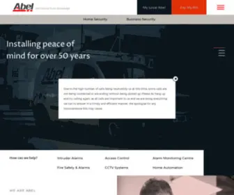 Abelalarm.co.uk(Burglar Alarms) Screenshot