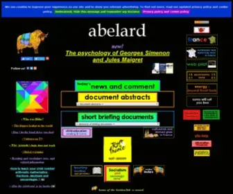 Abelard.org(Abelard public education website) Screenshot