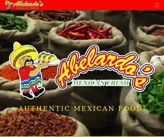 Abelardosmexicanfood.com(Abelardo's Mexican Restaurant) Screenshot