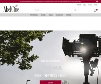 Abelcine.com(Gear, Services & Technology for All Cinema Creators) Screenshot